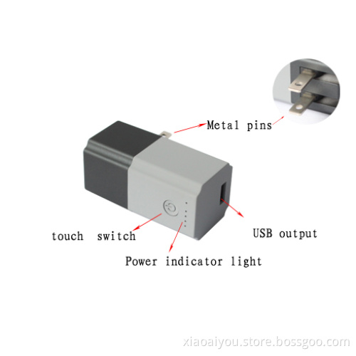 2015 new Small square tube power bank 2600mah,portable charger for Samsung,iphone,ipad,smart phone,CE/Rohs/FCC